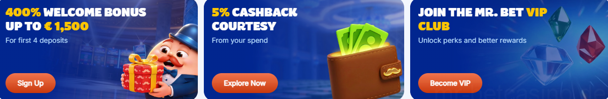 Mrbet Casino Willkommen